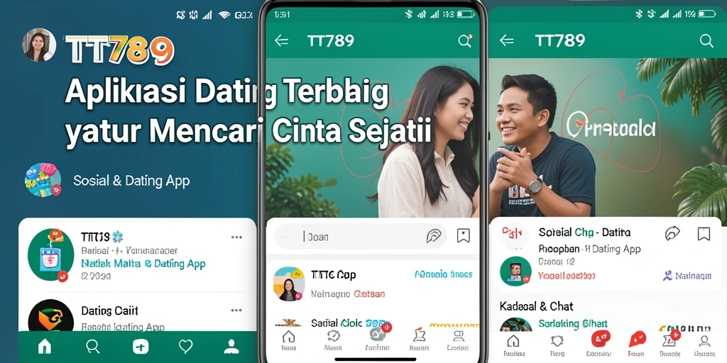 Antarmuka menarik dan mudah digunakan untuk mencari pasangan.