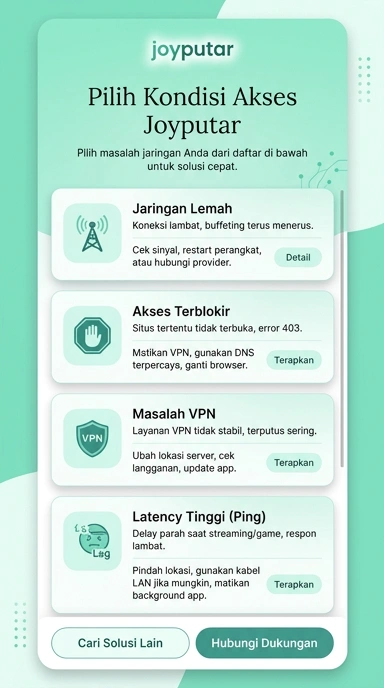 Link Alternatif joyputar untuk Pengguna Android