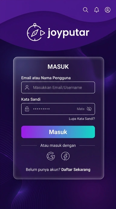 Masuk ke Akun joyputar dengan Mudah